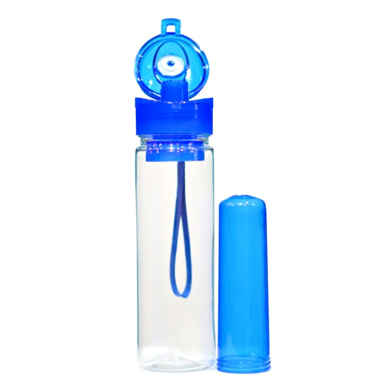 Leak-Proof 800ml Water Bottle With Integrated Ice Tube For Fresh And Cold Hydration