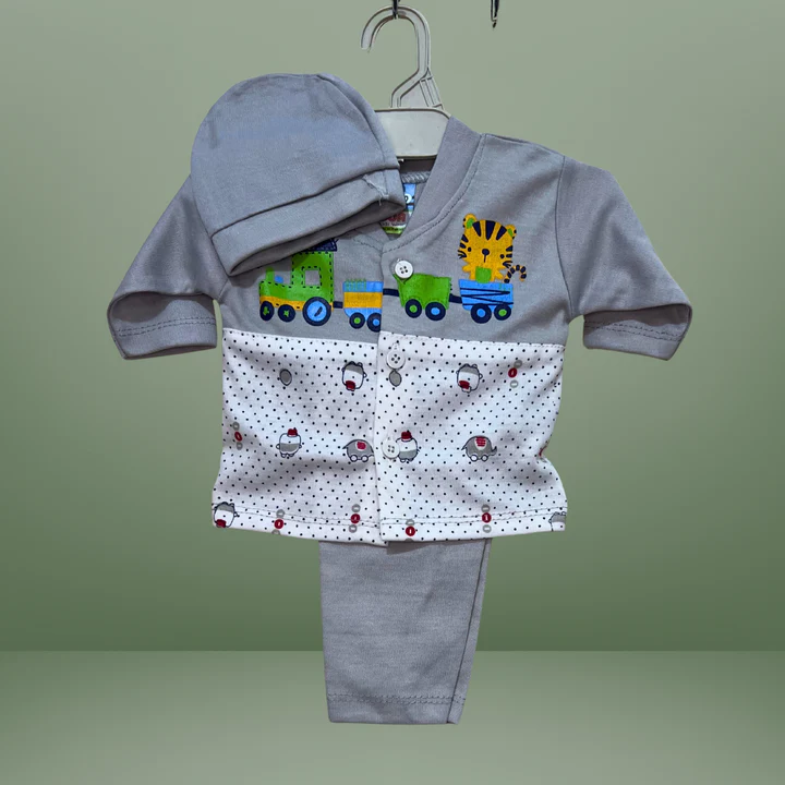 Newborn 3-Piece Cotton Set