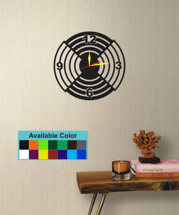 Custom Design Wall Clock For Home Decor, Battery Operated, Silent Non-Ticking Acrylic