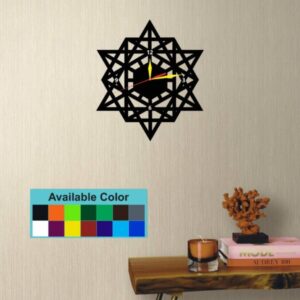 Triangle Custom Modern Design Wall Clock, Made with Acrylic