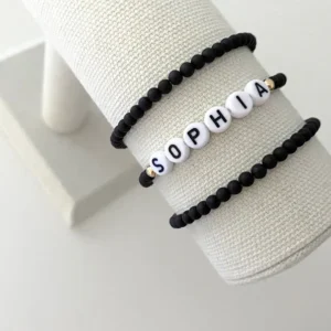 The Name Bracelet | Black Matte