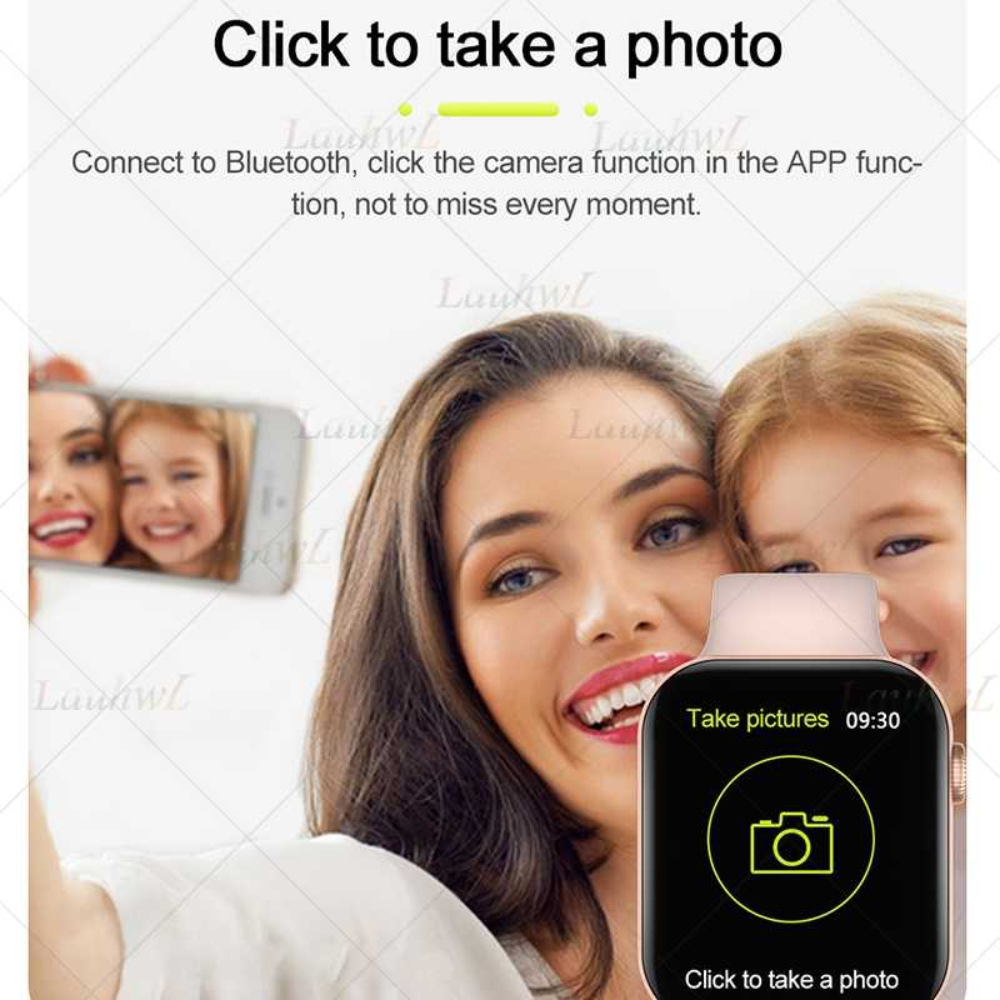 FK68 Smart Watch Bluetooth Call Full Touch HD Color Screen Remote Capture Heart Rate Blood Pressure Sleep Monitoring Watch - Image 6