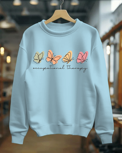 Butterfly Occupational Winter Sweatshirt for Women & Men - Image 3