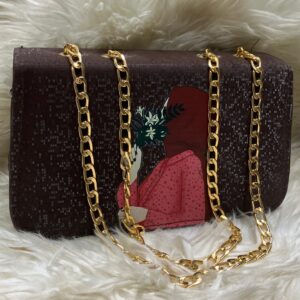 HIJABI ART CHAIN SHOULDER HAND BAGS