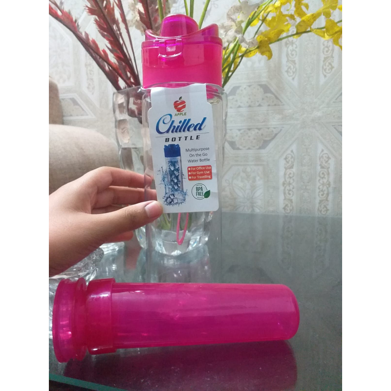 Leak-Proof 800ml Water Bottle With Integrated Ice Tube For Fresh And Cold Hydration - Image 3