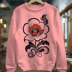 Flower Winter Sweatshirt
