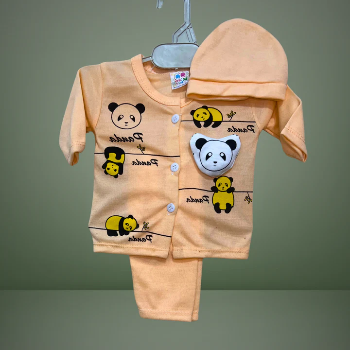 Newborn 3-Piece Cotton Set - Image 5