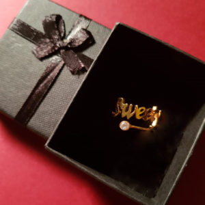 Personalized Gold/Silver Plated Ring - Image 2