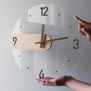 Custom Transparent Acrylic Wall Clock | Suitable For Your Room - Image 3