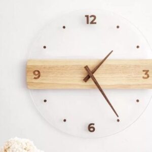 Custom Transparent Acrylic Wall Clock | Suitable For Your Room