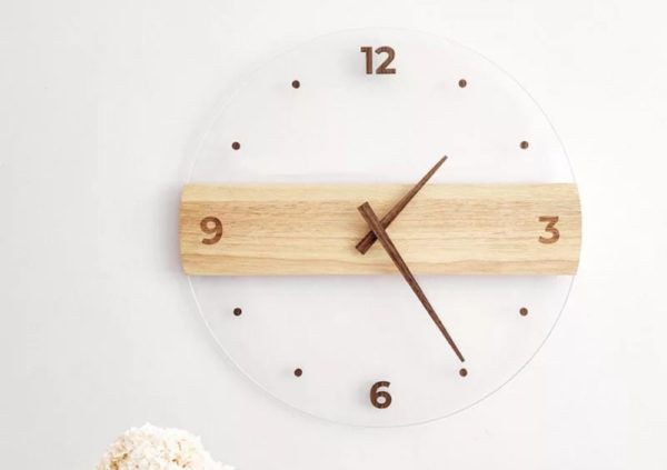 Custom Transparent Acrylic Wall Clock | Suitable For Your Room