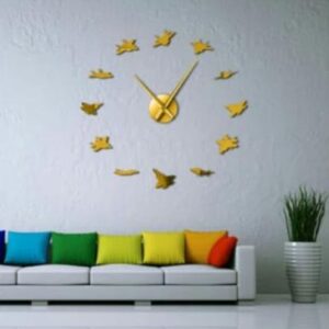 DIY 3D Acrylic Fighter Jets Wall Clock
