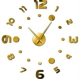 Bubble Numbers DIY 3D Acrylic Wall Clock