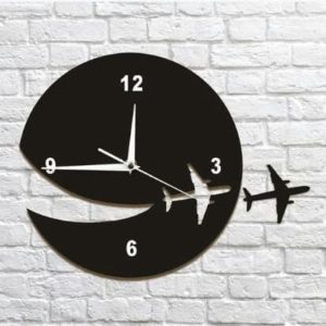 Flying Planes DIY 3D Acrylic Wall Clock - Image 4