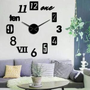 Wacky DIY 3D Acrylic Wall Clock