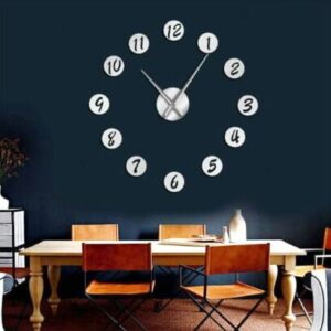 DIY 3D Acrylic Circle Fix Numeral Wall Clock