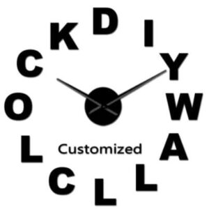 Custom Design DIY 3D Acrylic Wall Clock