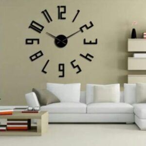 DIY 3D Acrylic Digital Number Wall Clock