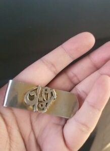 Design Your Own Custom Metal Logo Cutting Money Holder