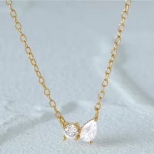 BOAKO 925 Sterling Silver Choker Necklaces For Women – Gold