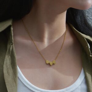 Tiny Heart Necklace – Stainless Steel, Tarnish-Free
