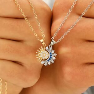 Sun & Moon Couple Necklace