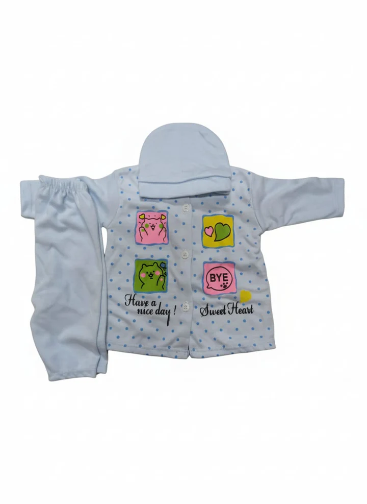 Newborn 3-Piece Cotton Set - Image 6