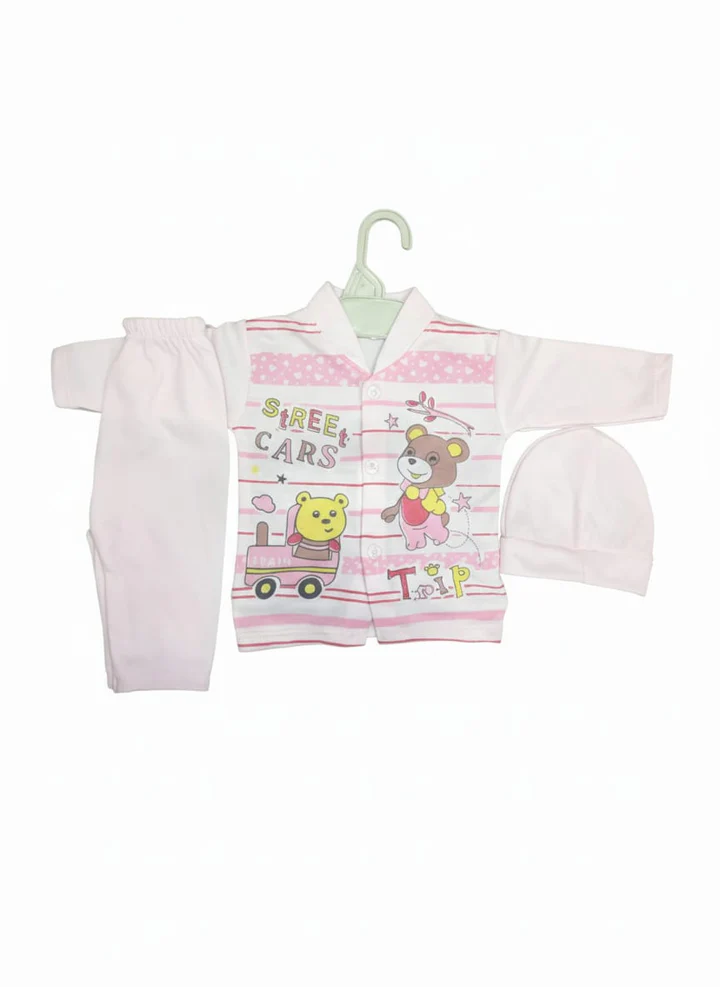 Newborn 3-Piece Cotton Set - Image 7