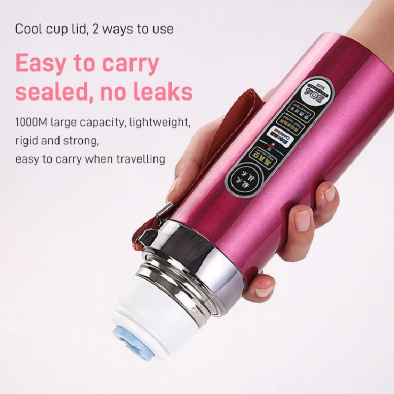 500ml Stainless Steel Vacuum Flask Hot And Cold Water Bottle - Image 10