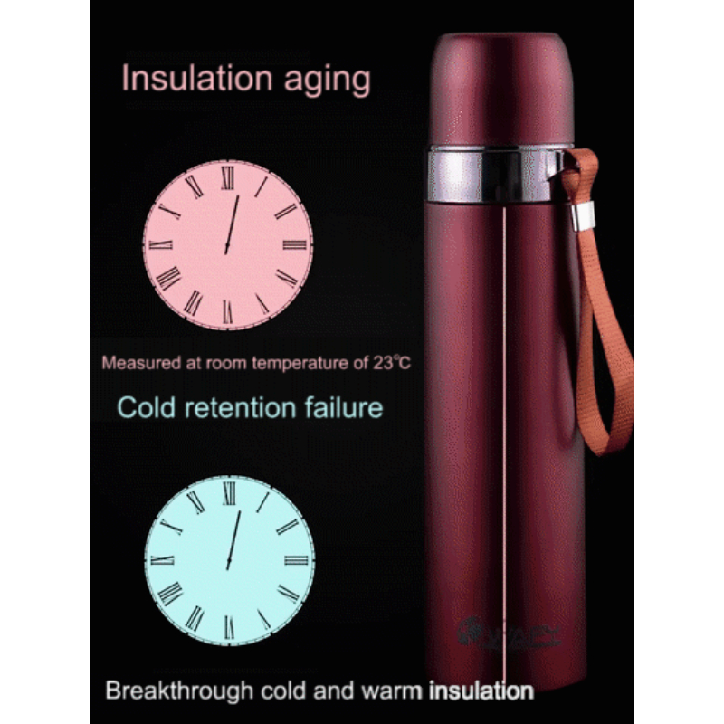 500ml Stainless Steel Vacuum Flask Hot And Cold Water Bottle - Image 8