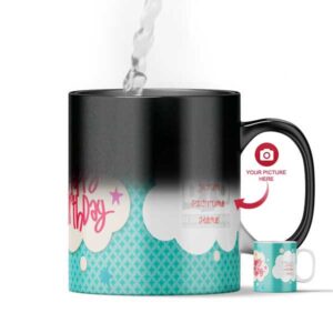 Happy Birthday Customized Color Changing Magic Mug