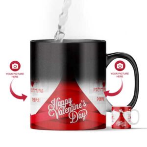 Happy Valentine’s Day Customized Magic Color Changing Gift Mug