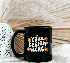 Design Your Own Coffee Mug – Black