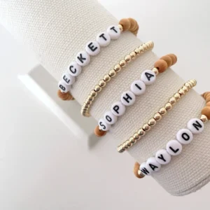 The Wooden Name Bracelet