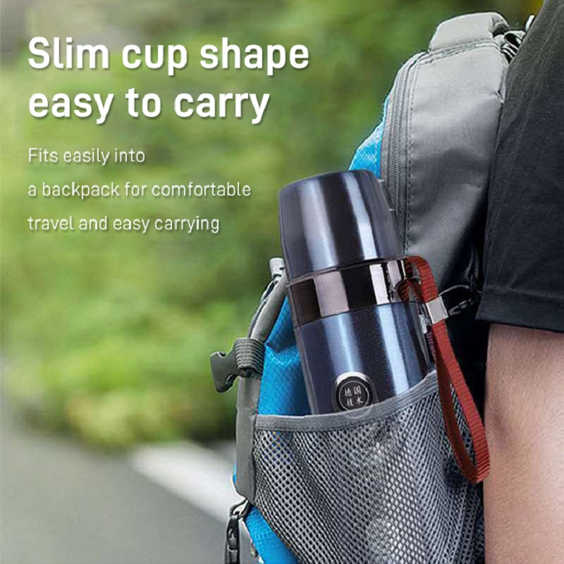 500ml Stainless Steel Vacuum Flask Hot And Cold Water Bottle - Image 2