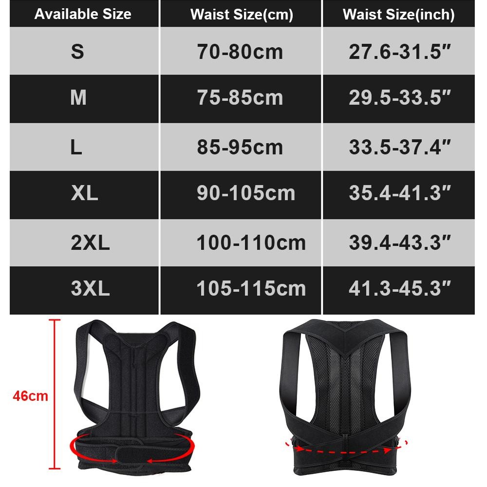 Posture Corrector Back Support Men Women Orthosis Corset Back Brace Postural Correction Belt - Image 7