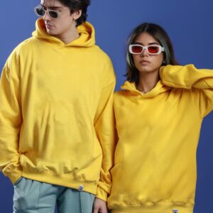 YELLOW OVERSIZED HOODIE