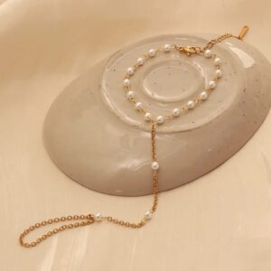 Stainless Steel Pearl Bracelet Anja In Premium Quality Tarnish Free ✨✨✨✨✨