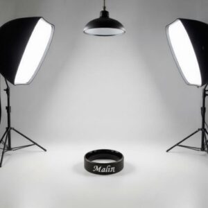 Customize Name Ring (Challa) 3 color Golden Silver and black  High quality Metal 🤘